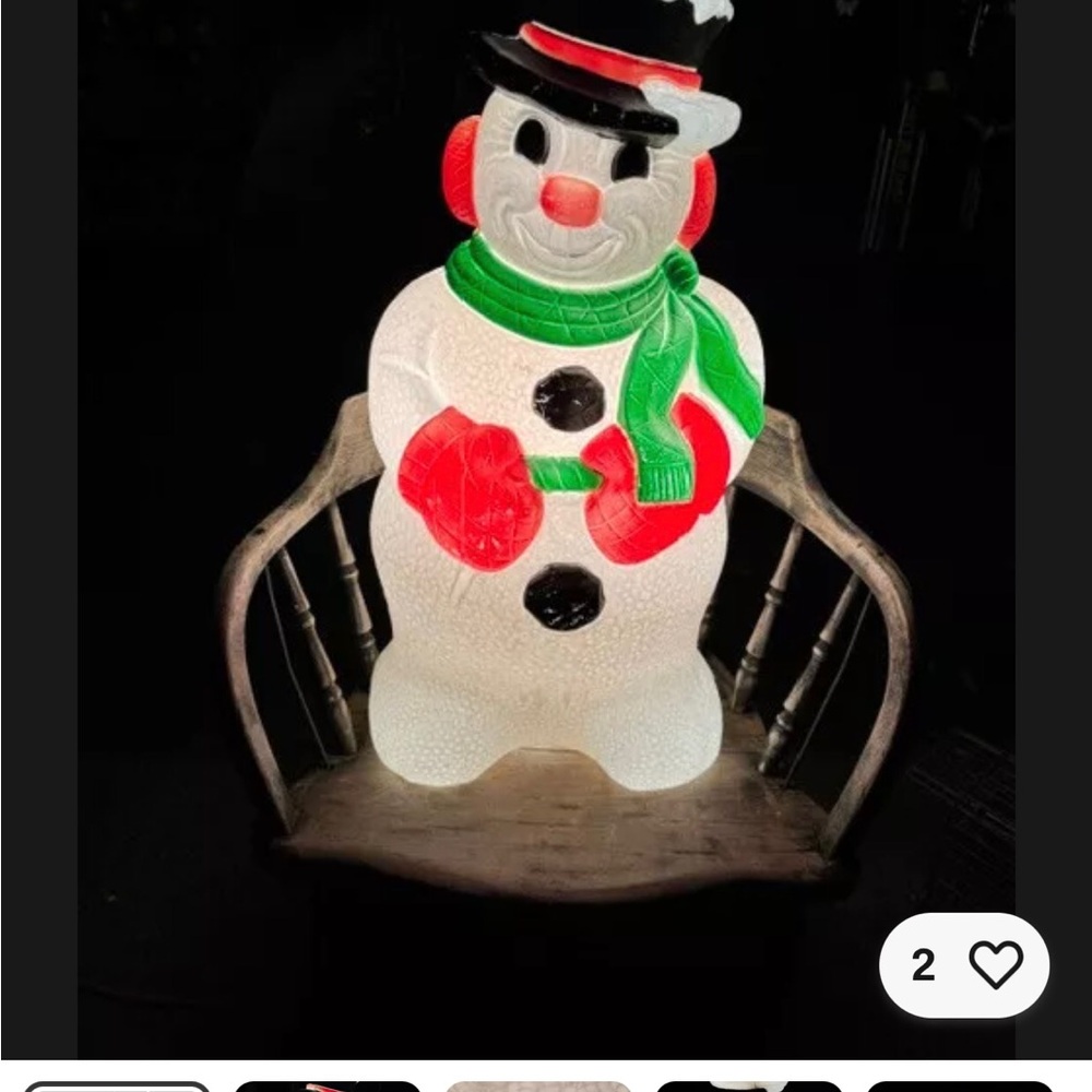 Working Frosty the Snowman ☃️ -Vintage - 30”

Grand Venture!